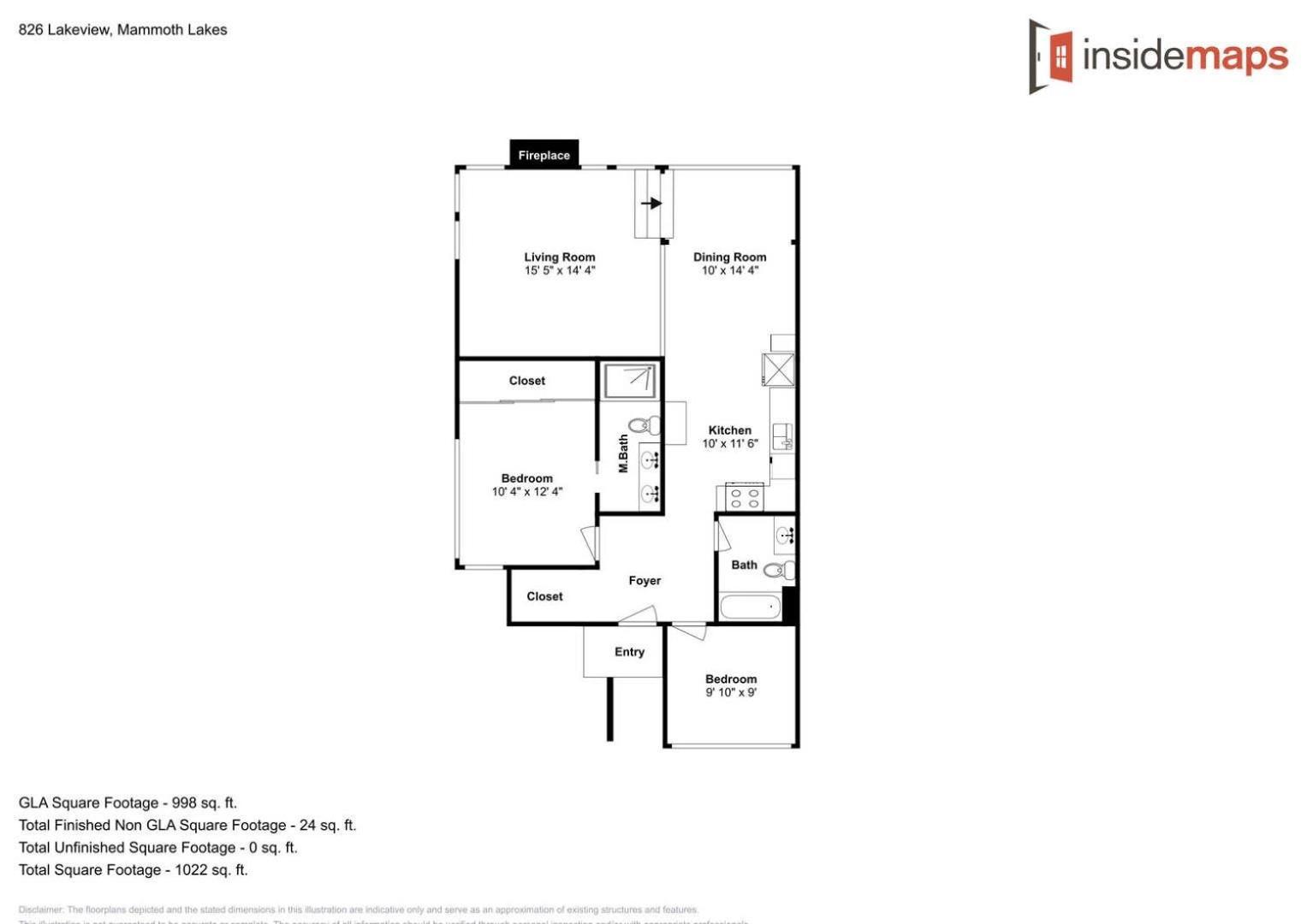 Spacious 2 Bedroom Mammoth Lakes